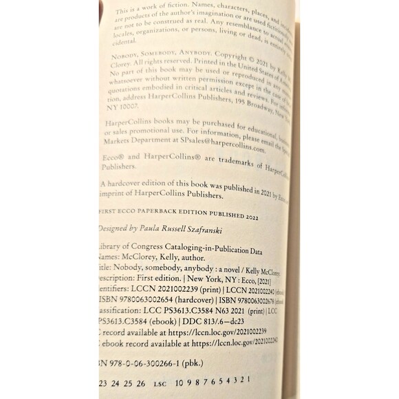 Nobody, Somebody, Anybody – Kelly McClorey – Contemporary Fiction – Litcore - Picture 5 of 6